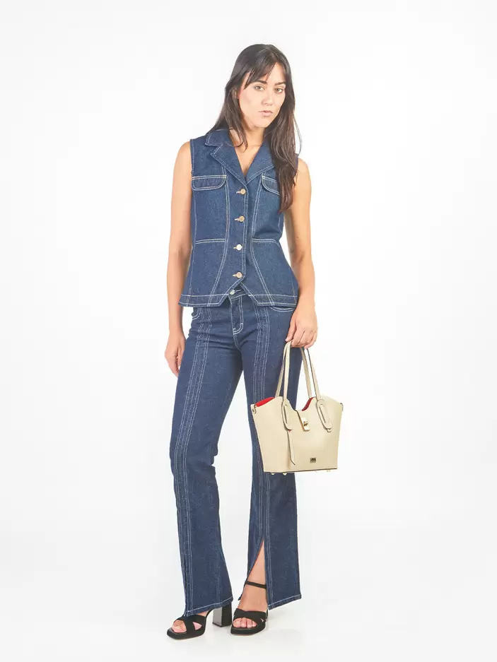 Pantalones Flare Jp00587Tym