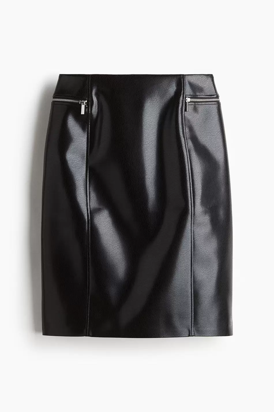 Falda de tubo en tejido revestido