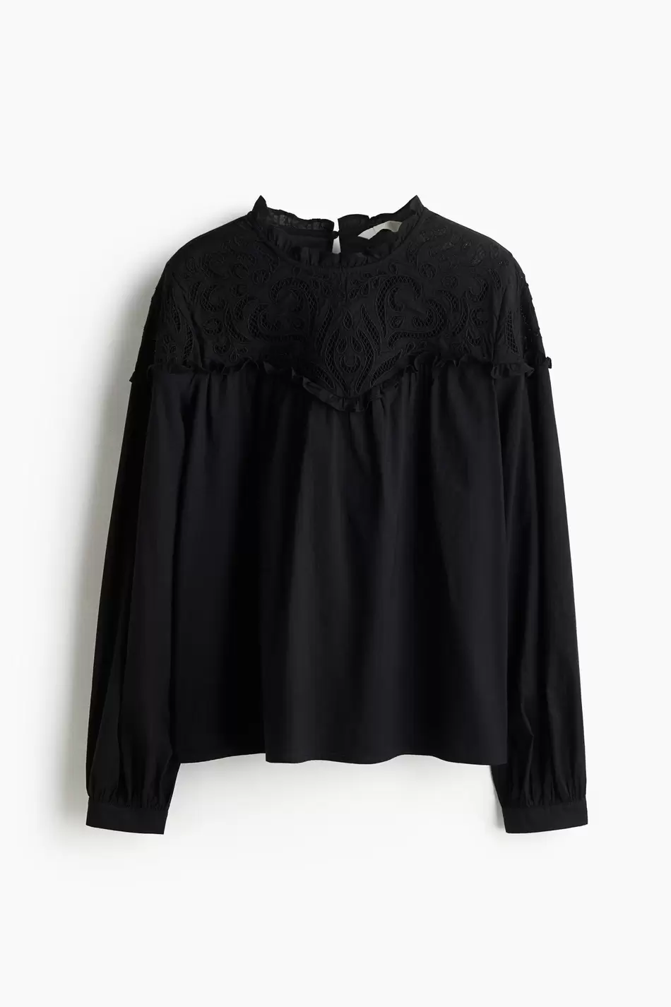 Blusa con broderie