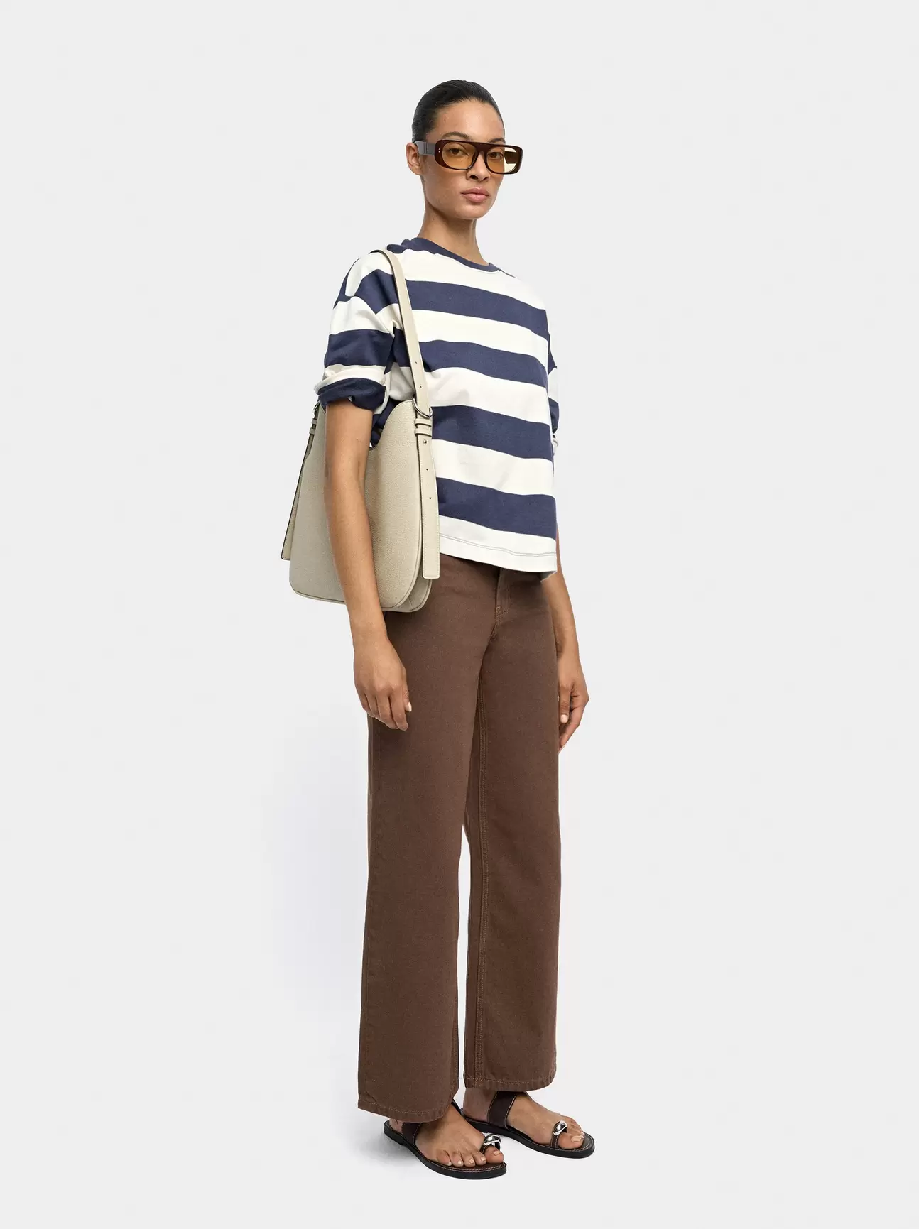 Camiseta A Rayas 100% Algodón