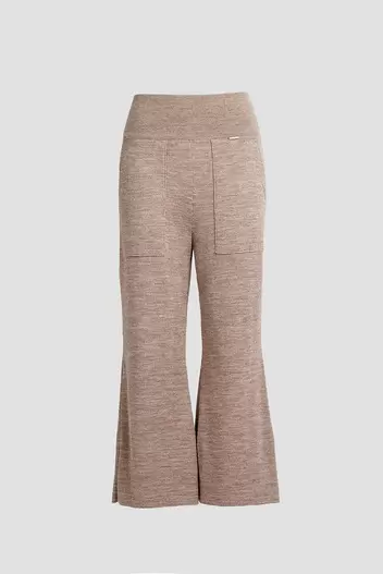 Pantalón Waistband De Baby Alpaca Color Antilope