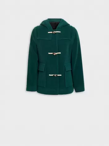 Saco Ziggy De Baby Alpaca Y Lana Color Verde