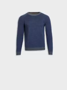 Suéter Vittorio De Baby Alpaca Color Azul