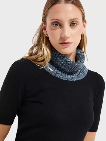 Chalina Ubicate Neck De Baby Alpaca Color Azul