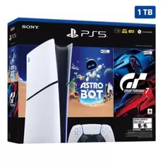 PlayStation 5 Consola Slim Digital + Astro Bot + Gran Turismo 7