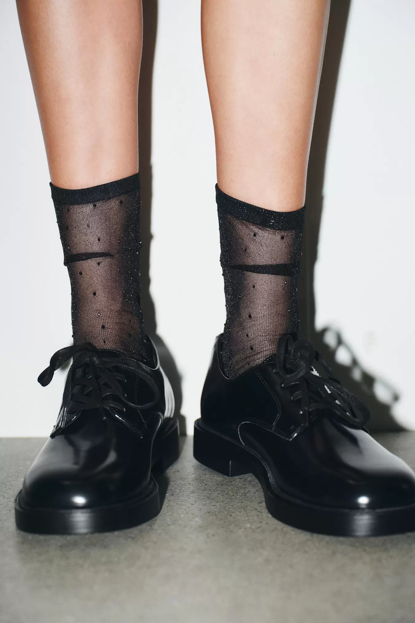 CALCETINES MEDIA STRASS