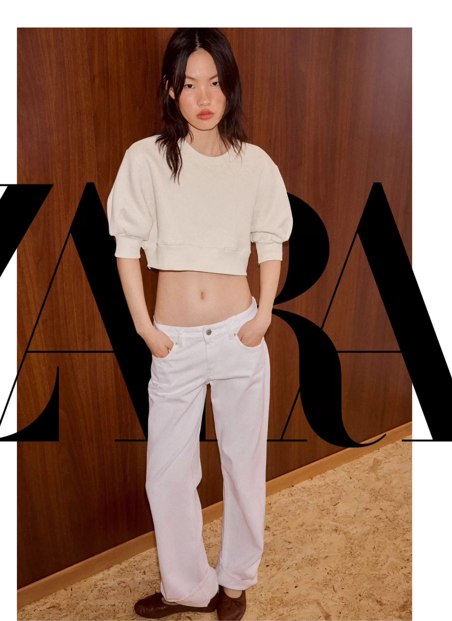 SUDADERA CROP VOLUMEN