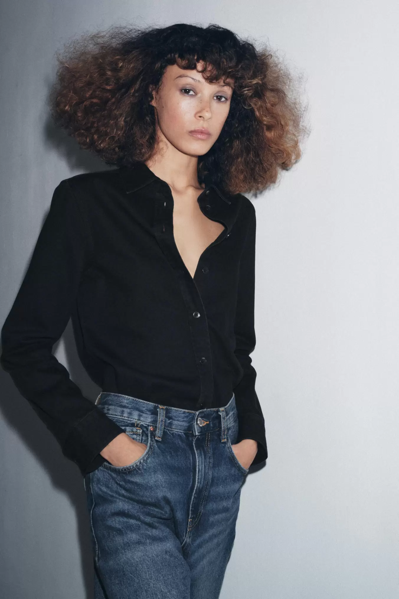 CAMISA DENIM SLIM ZW COLLECTION