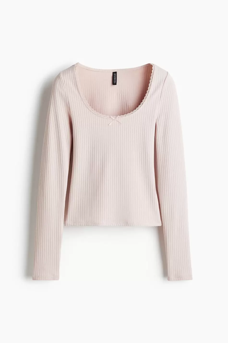 Polo en punto acanalado