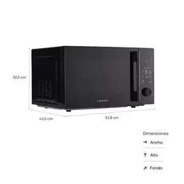 Horno Microondas 3 en 1 Grill Black S-Collection 26L