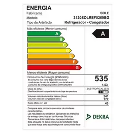 Refrigeradora London S-Collection SBS 521L