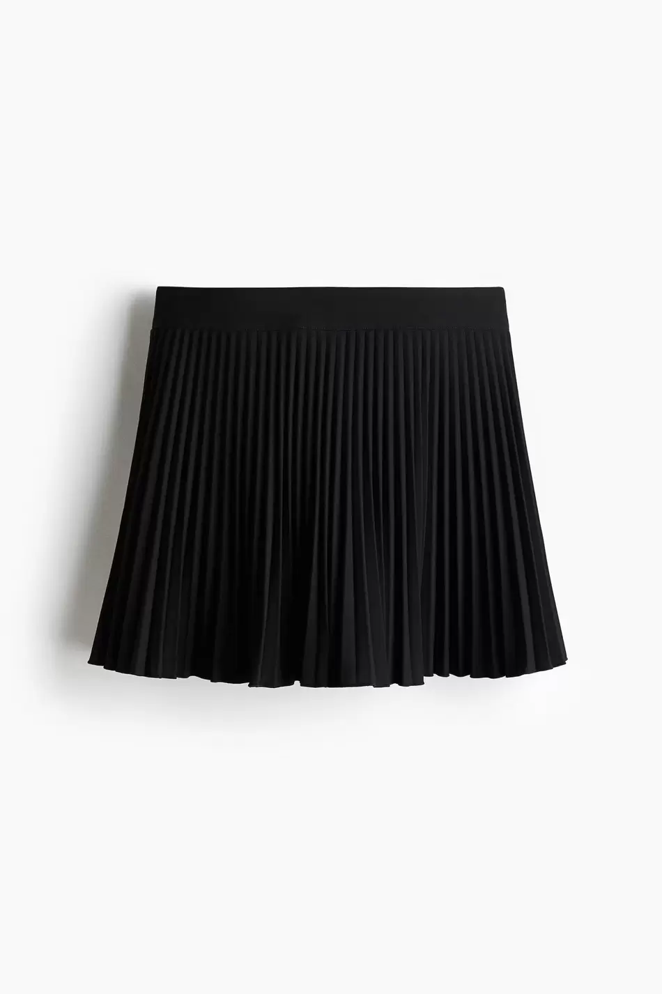 Minifalda pantalón plisada