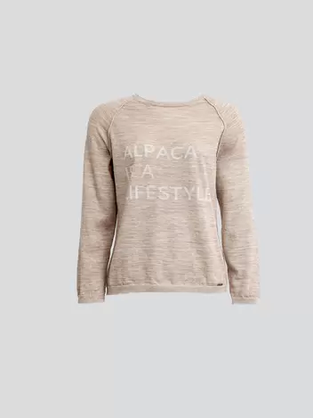 Suéter Yours De Baby Alpaca Color Beige