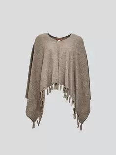 Poncho Scorpio De Baby Alpaca Color Beige