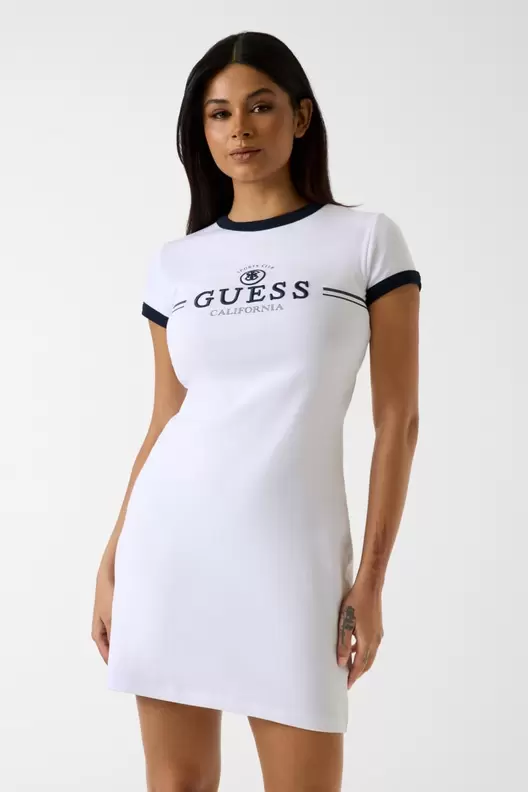 Vestido con logo bordado