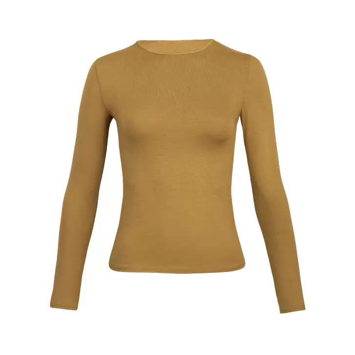 Polo Básico Vinca Cuello Redondo Camel