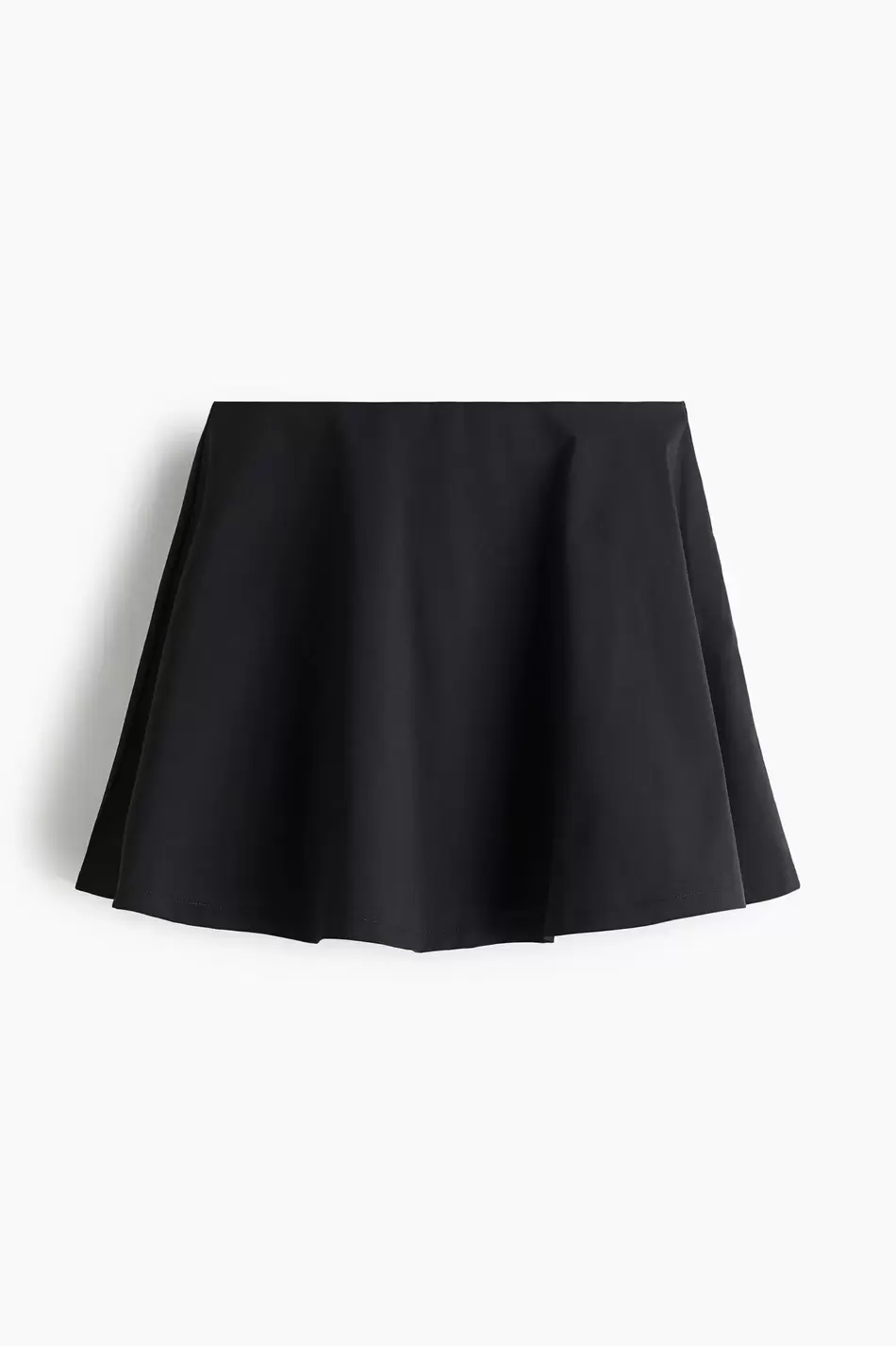 Minifalda short de corte circular