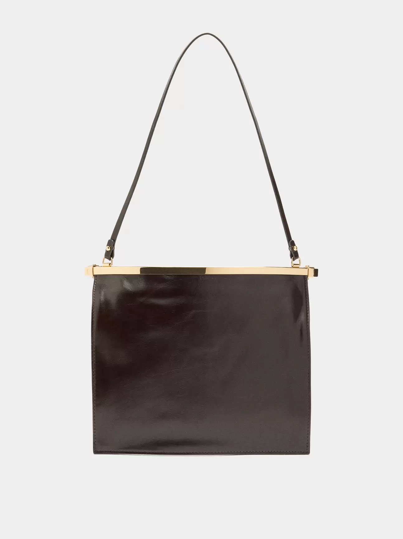 Bolso De Hombro De Piel