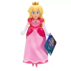 Super Mario Galaxy La Película - Peach - Peluche con Cabeza de Plástico 23 cm