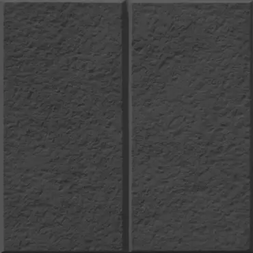 Loseta de Concreto Paralelas Negro 40×40 cm