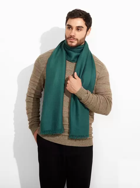 Estola Teaberry De Baby Alpaca Color Verde