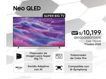 Samsung - Neo QLED QN100QN80FGXPE Modelo 2025