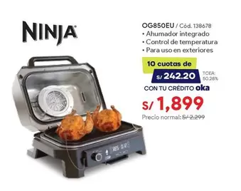 OG850EU / Cód. 138678 - Ahumador integrado