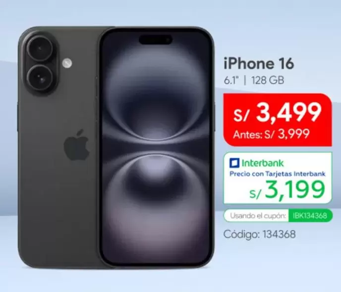 Apple - iPhone 16 128 GB