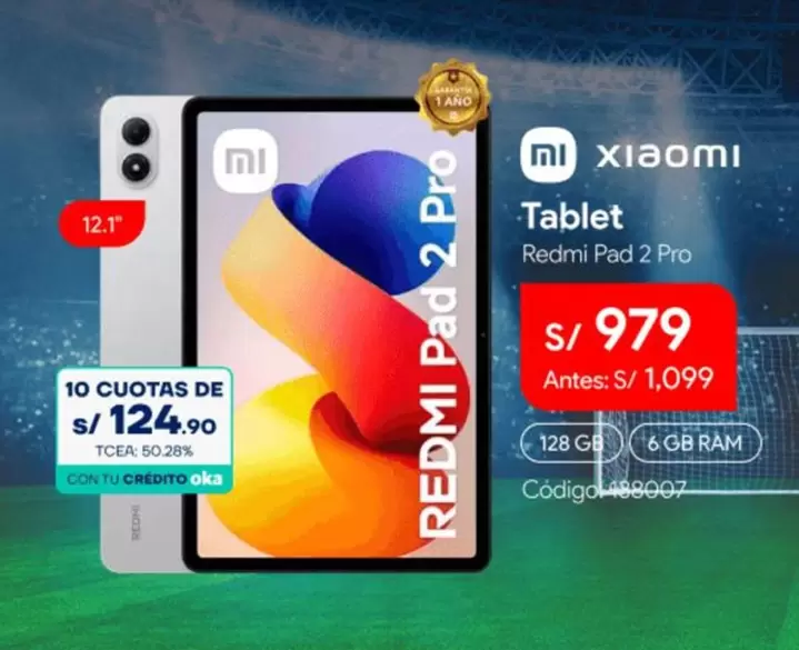 Xiaomi - Tablet Redmi Pad 2 Pro