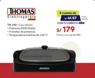 Thomas - TH-210 / Cód. 086276