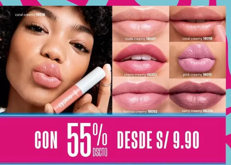 Avon - labial líquido (varios tonos)