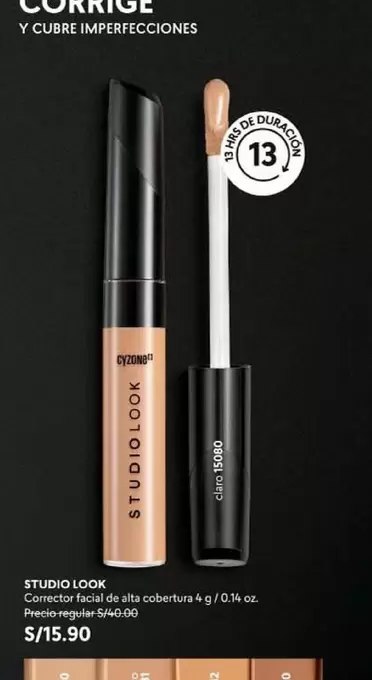 Studio - STUDIO LOOK Corrector facial de alta cobertura