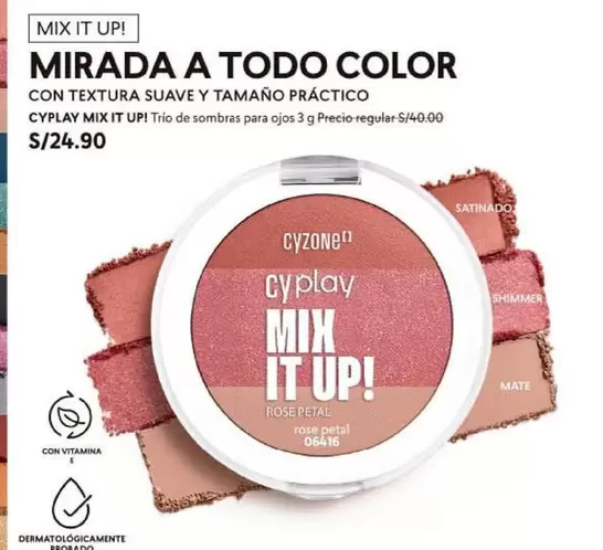 Suave - MIX IT UP! Trio de sombras para ojos