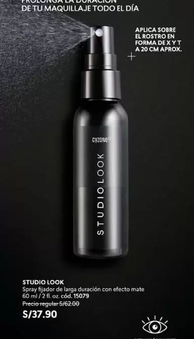 Studio - STUDIO LOOK Spray fijador de larga duración con efecto mate