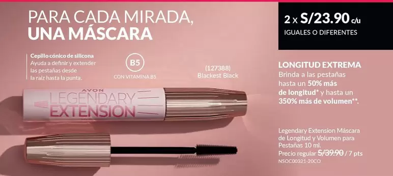 Una - Legendary Extension Mascara de Longitud y Volumen