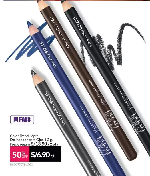 PTS - Color Trend Lápiz Delineador para Ojos 1.2 g