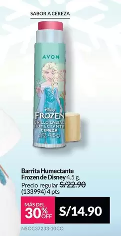 Avon - Barrita Humectante Frozen de Disney 4.5 g