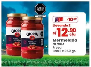 Gloria - Mermelada Fresa