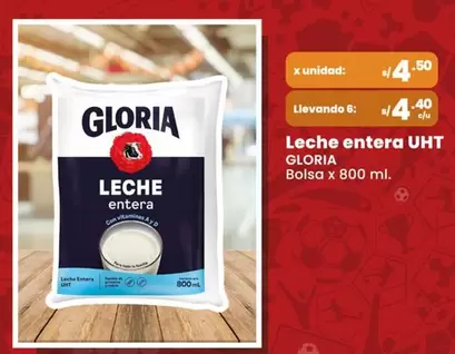 Gloria - Leche entera UHT