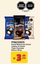 Pingüinos - Pastel Relleno de Crema