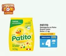 Patito - Detergente en Polvo Aroma Limón