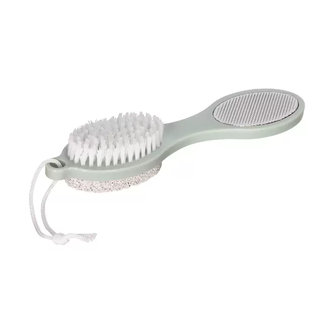 Escobilla Exfoliante para Pies Multifuncional 5,4x3,5x19,5 cm