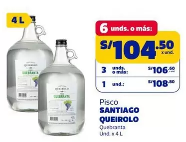 Santiago Queirolo - Pisco Quebranta