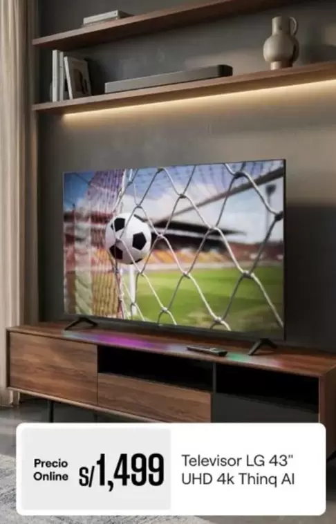 Lg - Televisor 43" UHD 4k Thing AI