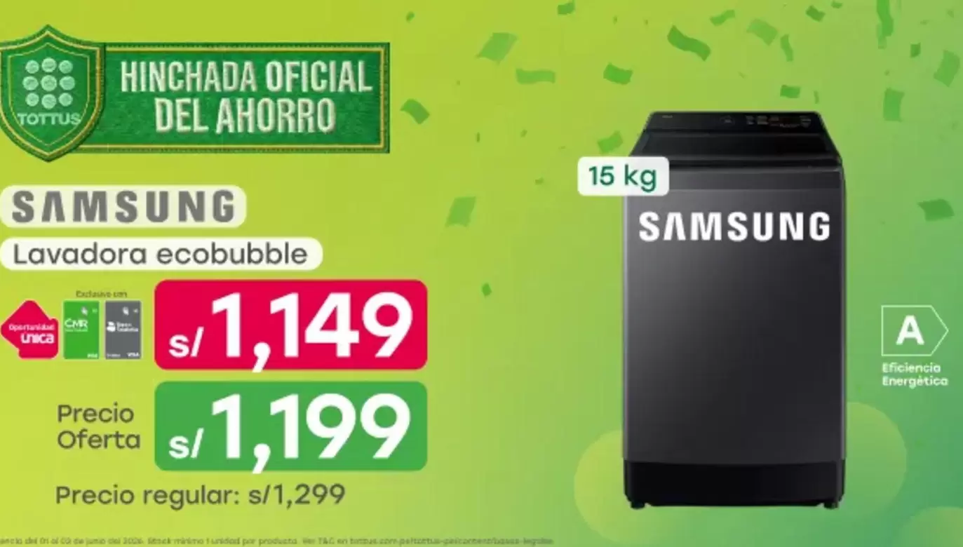 Samsung - Lavadora ecobubble