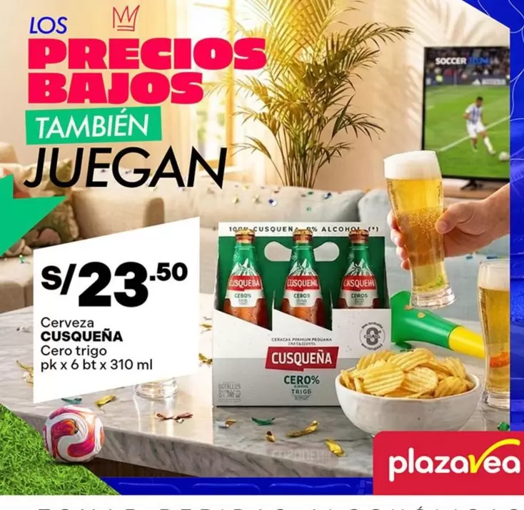 Cusqueña - Cerveza  Cero trigo