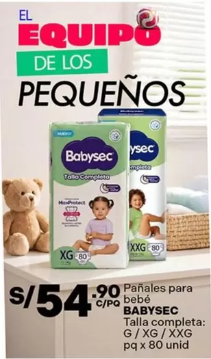 Babysec - Pañales para bebé