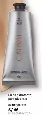 Ekos - Pulpa hidratante para pies 75 g