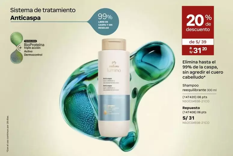 Natura - Sistema de tratamiento Anticaspa