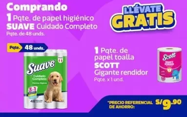 Suave - Papel higiénico Cuidado Completo